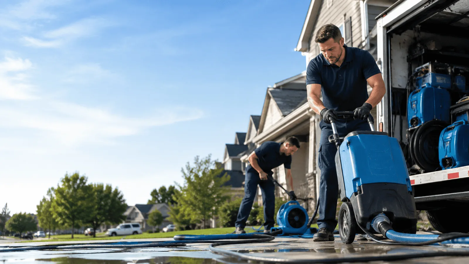 Dehumidification being performed in New Brockton, AL